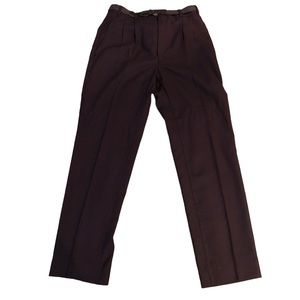 Vintage purple New Roads dress pants with belt. Size 34W x 32L.